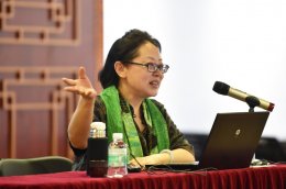 广东粤剧院邀请星海音乐学院袁东艳教授为演职员展开声乐讲座